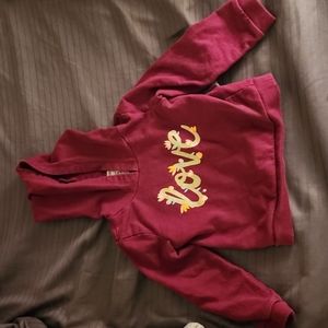 Toddler hooded long sleeve shirt